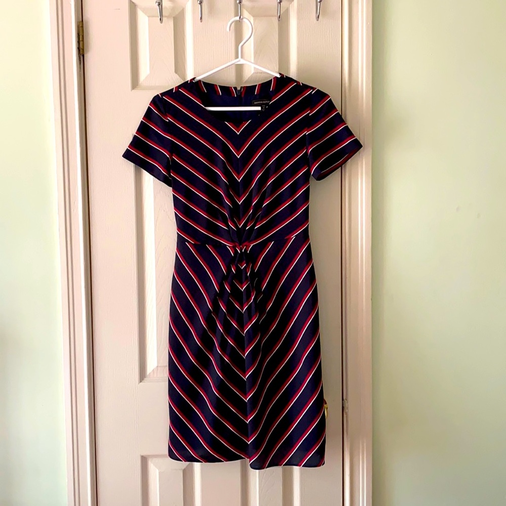 Rayon/silky low thigh length dress